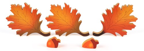 Pcs oak leaf acorns - pcs,