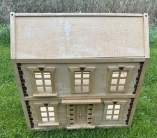 Very Aged Wooden Dolls House for Upcycling - Needs Repair #NBR569