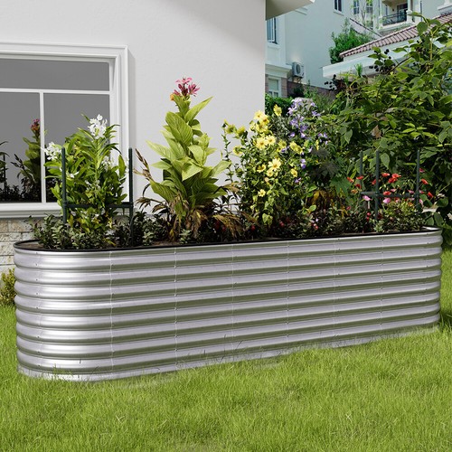Galvanised steel raised - 1x,