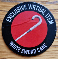Roblox WHITE SWORD CANE