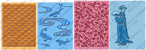 Cuttlebug embossing folder - embossing,