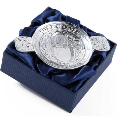 Mini scottish pewter toasting - pewter,