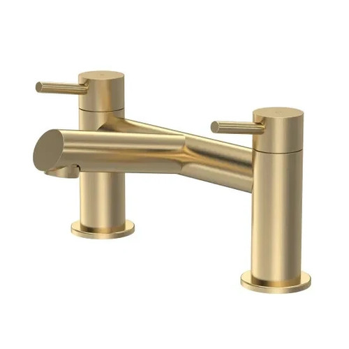 Nuie brushed brass navala bath - brushed,