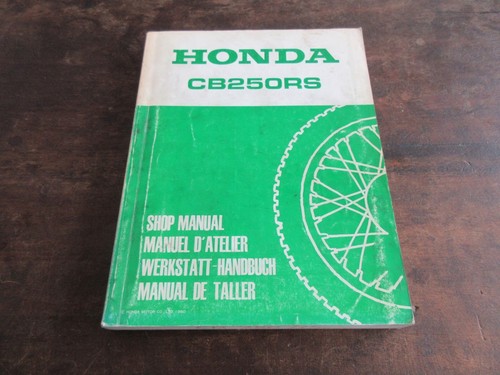 Honda cb250rs service - honda, shop
