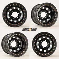 4 x 15" Steel Wheels fits Toyota Hilux Hardline BLOC 6x139.7 ET-32