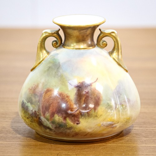 Royal worcester double handled - royal,