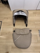 Silver Cross Wayfarer Pioneer Hood Apron  Sand Colour 