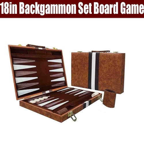 18in backgammon set - 18in,