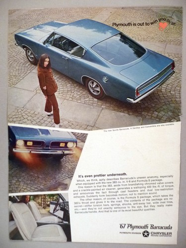 Plymouth sports barracuda - sports,