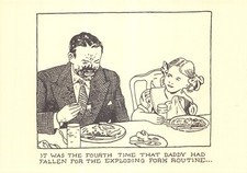 GLEN BAXTER POSTCARD  FOURTH