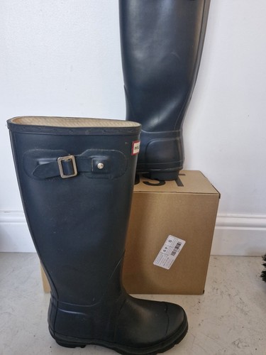 Hunter tall navy wellington - tall,