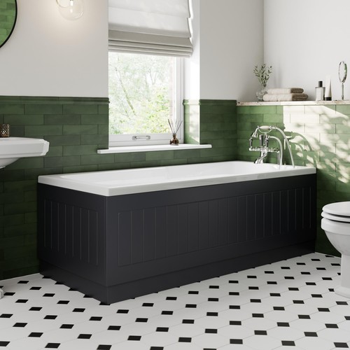 Black gloss bath panel 1700mm - gloss,