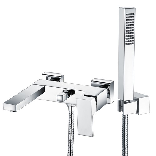 Wall mounted bath shower - bath, mixer
