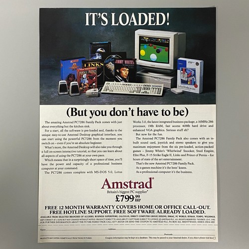 Amstrad pc7286 family - amstrad,