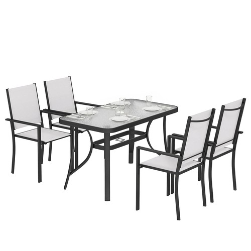 Outsunny garden dining set - garden,