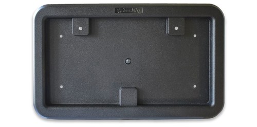 Full size black plastic - black,
