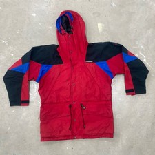 Vintage BERGHAUS GORE-TEX  XTREM7000 Jacket - Made In UK - Red Black Blue LARGE
