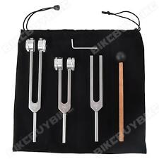 3Pcs Tuning Fork Hammer Set Musical Instrument Vibration Sound Therapy Healing