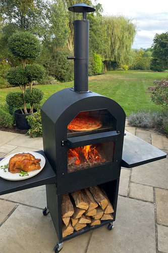 Outdoor wood fired pizza oven - wood,