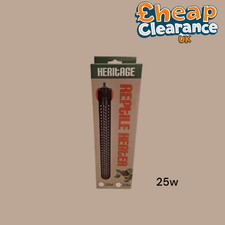 25W AQUARIUM FISH TANK REPTILE VIVARIUM TURTLE TERRAPIN ECO HEATER BY HERITAGE