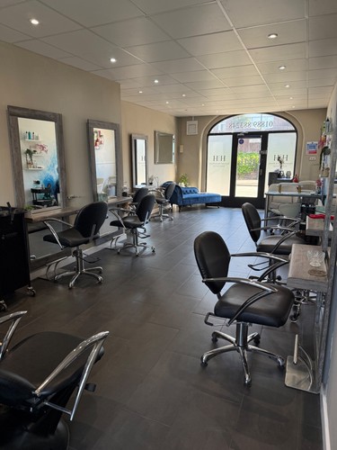 Hairdressing chair - hairdressing,
