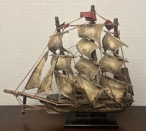 Vintage wooden sailing ship - vintage,