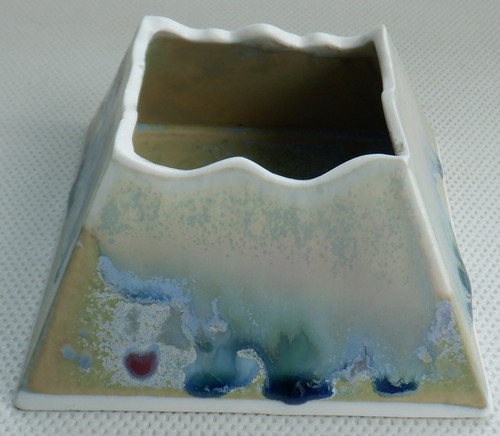 Trinket dish ceramic container - dish,