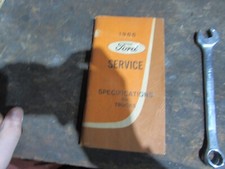 1966 FORD SERVICE SPECIFICATIONS FOR TRUCKS BOOK MANUAL