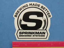 Beer STICKER: SPRINKMAN