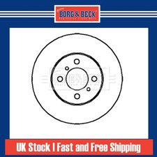 2x Brake Discs Vented For Suzuki Ignis MK2 1.5 Sport Borg Front 5531180G00