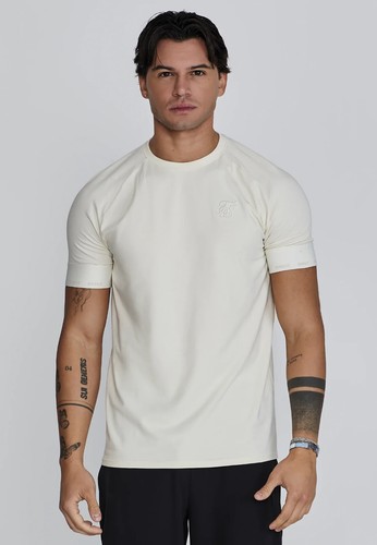 Siksilk mens ecru - mens, t-shirt