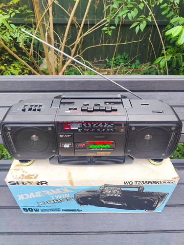 Sharp t238e twin cassette - sharp,