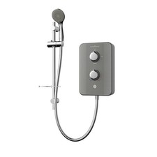 Gainsborough Slim Duo 8.5kW Electric Shower - Titanium Grey, Multi-Fit Install