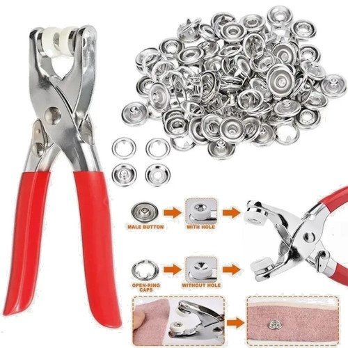 400pcs snap button kit 5mm - snap,
