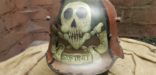 Replica ww1 helmet trench art - ww1,