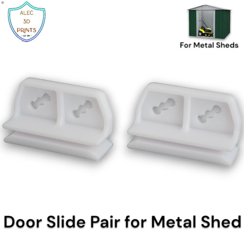 Door slides for metal shed - 2,