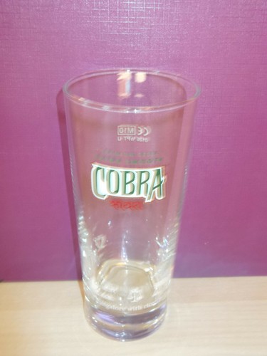 Cobra indian beer half - half, pint