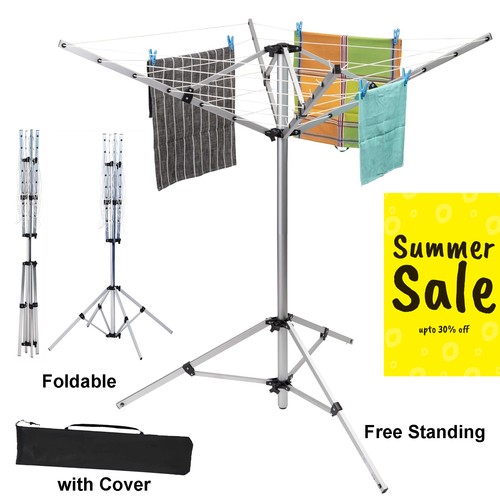 Rotary airer free standing - rotary,
