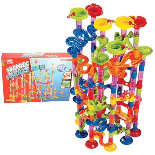 232 pcs marble run toy - 232,
