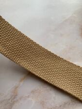 1M Heavy Basket Weave Cotton Webbing Belt Tape Strap Bag Making 30mm wide 