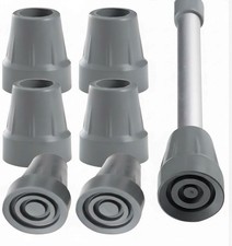 4 x 22mm Walking Stick Crutch Tips Feet Rubber Ferrules End Caps Stoppers M13