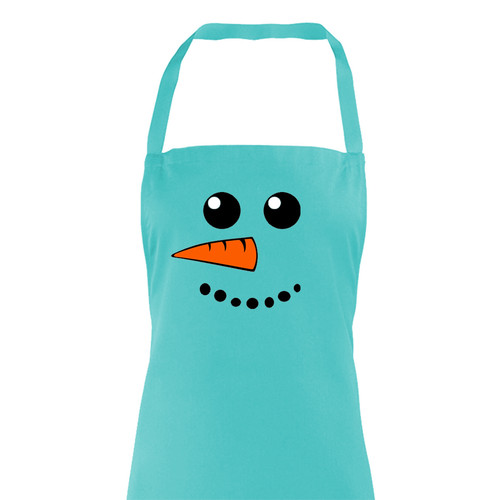 Snowman apron adults - •,