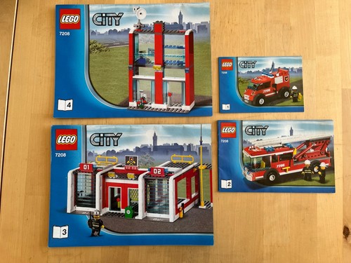 Lego 7208 fire station all - lego,