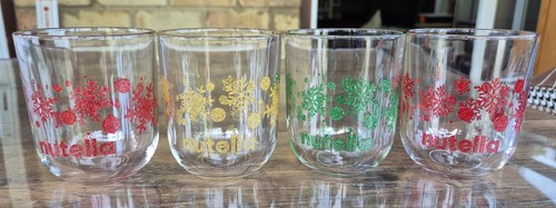 Nutella christmas glasses - 4x,
