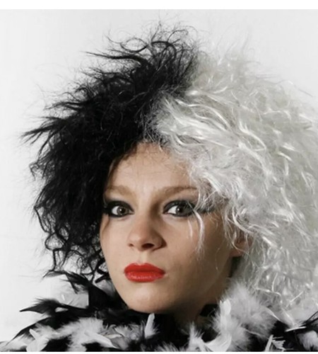 New cruella ville wig black - cruella, de