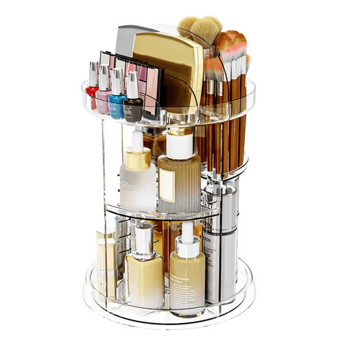360 rotating makeup organizer - rotating,
