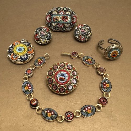 Italian micro mosaic jewellery - italian,