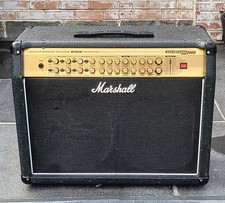 Marshall AVT 275 combo with footswitch and cover.