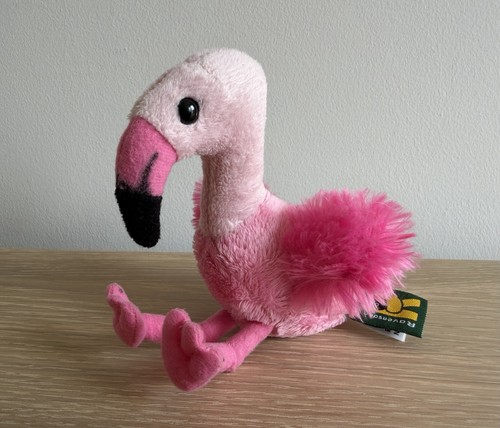 Pink flamingo soft plush toy - flamingo,