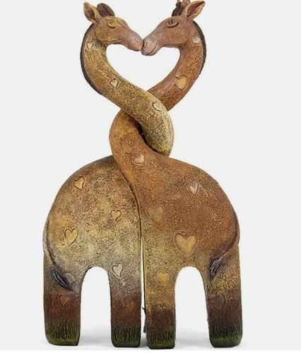 Kissing giraffe family - kissing,